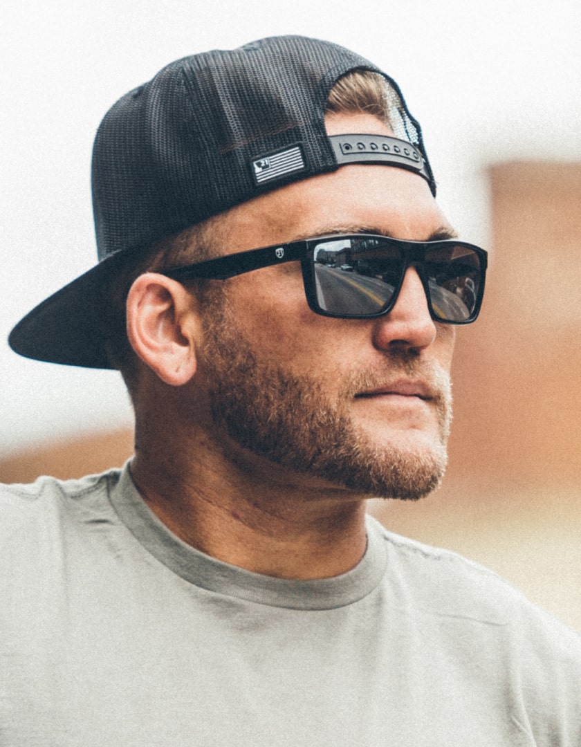 Man wearing glasses